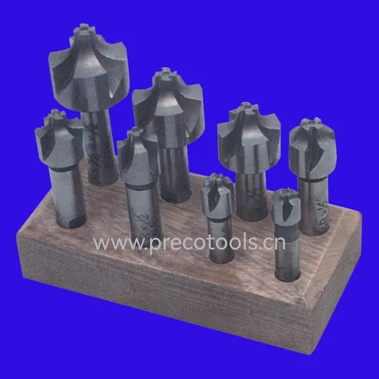 HSS 4-Flute Corner Rounding End Mills - Tin Coated R1-R10